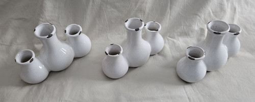 Set white textured - set,