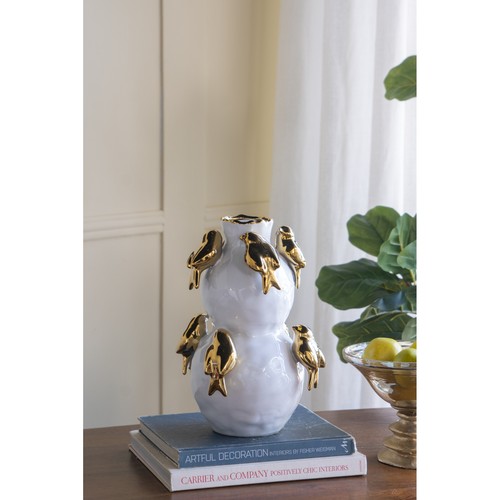 White ceramic two - white, two-tier