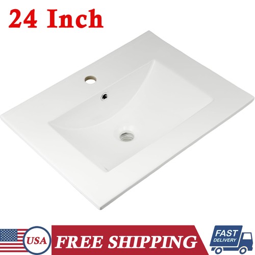 Inch white ceramic drop in - 24, drop-in