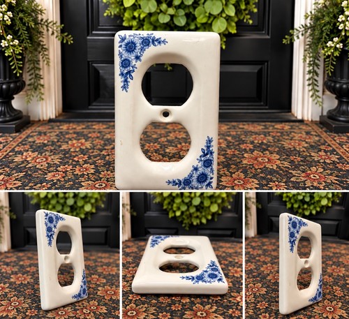Blue and white - ceramic, double