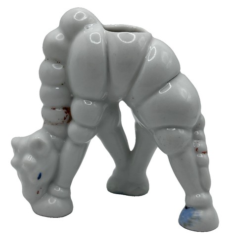Vintage white ceramic grazing - white,