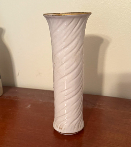 White ceramic bud vase - ceramic,