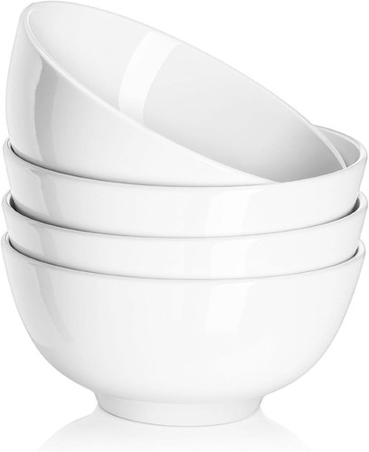 White ceramic bowls set - 22,