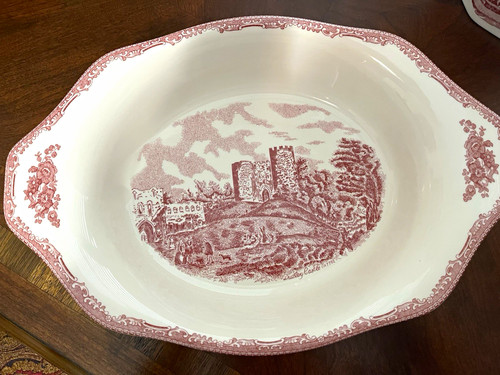 Oval ceramic vegetable dish - vegetable,
